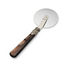 Pizza cutter, Brown with Mother of Pearl