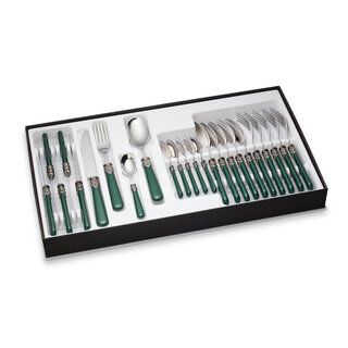 Cutlery Box, Green (matte)