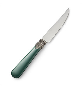 Steak knife, green (matte)