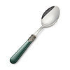 Serving Spoon, Green without Mother of Pearl