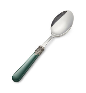 Serving spoon, green (matte)