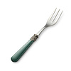 Serving Fork, Green without Mother of Pearl