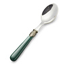 Teaspoon / Coffee spoon, Green without Mother of Pearl (5,7 inch)