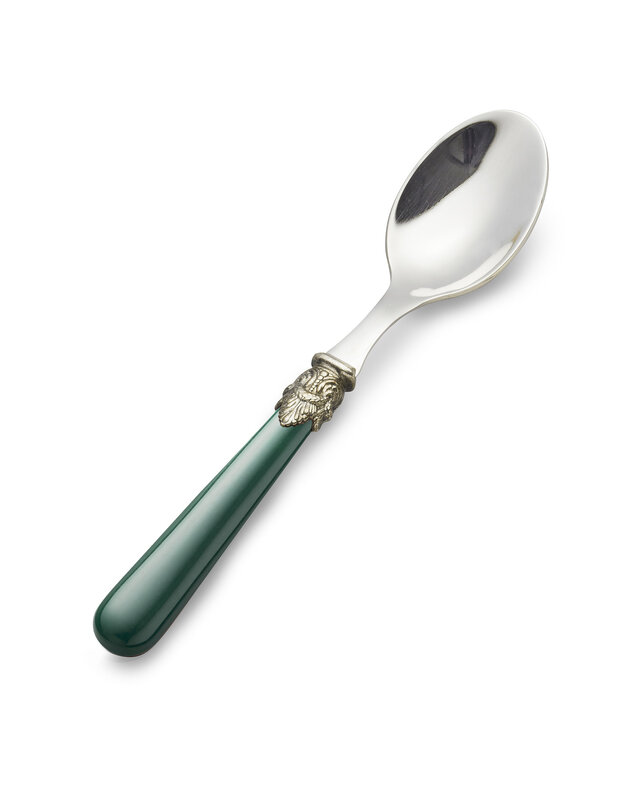Cucharilla de té, con mango Verde (mate)