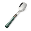 Ice Cream Spoon, with Green handle (plain)