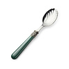 Cheese spoon / Tapas spoon, Green without Mother of Pearl