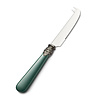 Cheese Knife, Green without Mother of Pearl