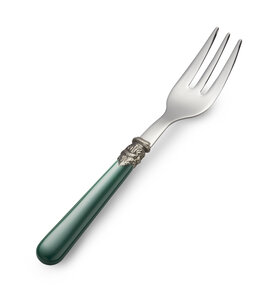 Cake fork, green (matte)