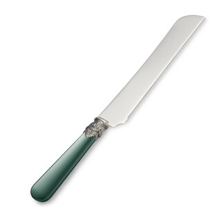Cake Knife / Breadknife, Green (matte)