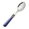 Serving Spoon with holes, Blue without Mother of Pearl