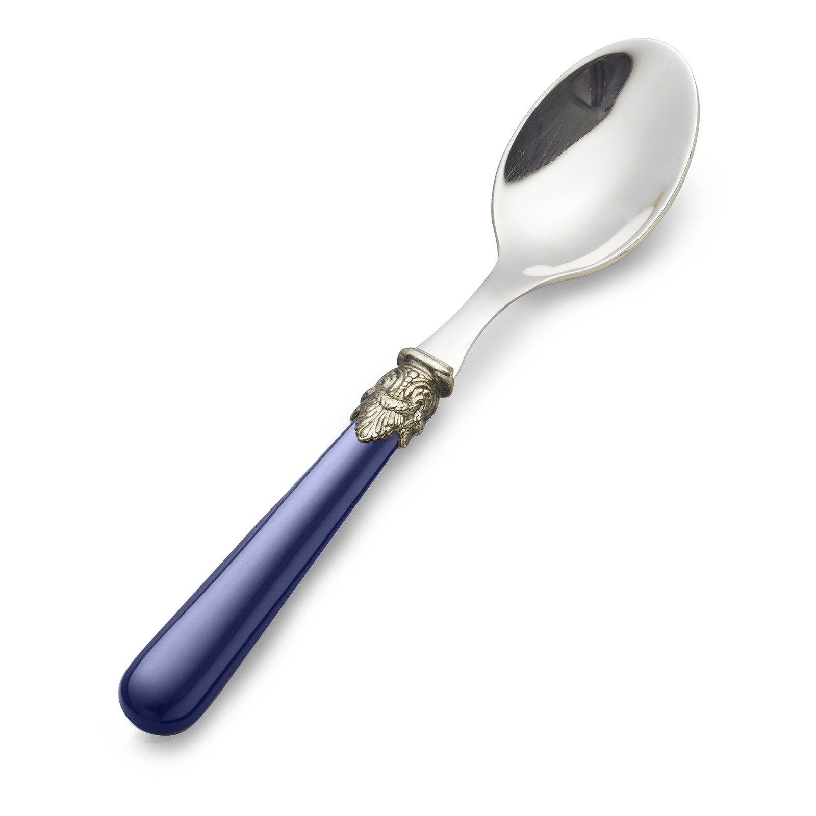 Cucharilla de té, con mango Azul (mate)