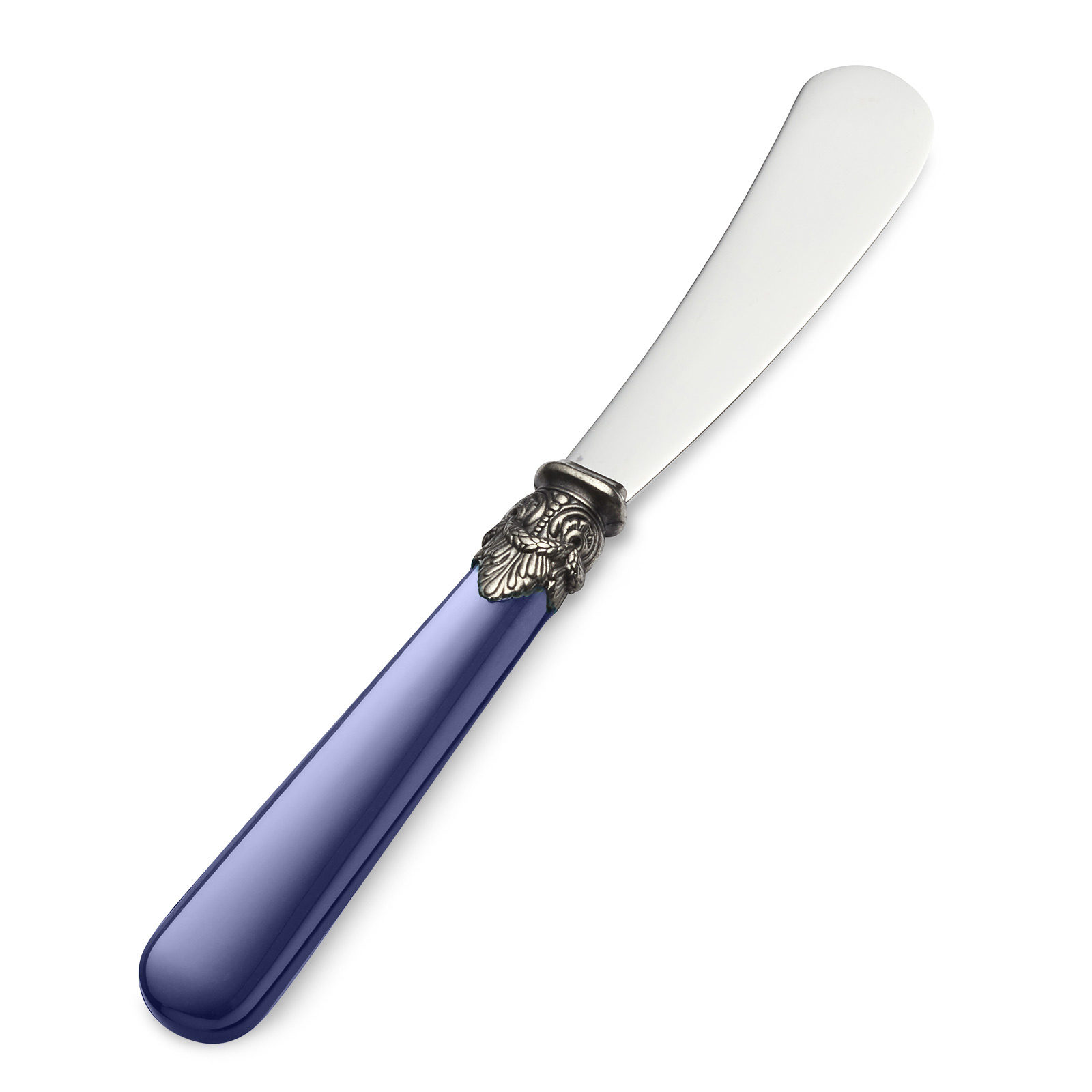 Butter knife, Blue (plain), 7,1 inch