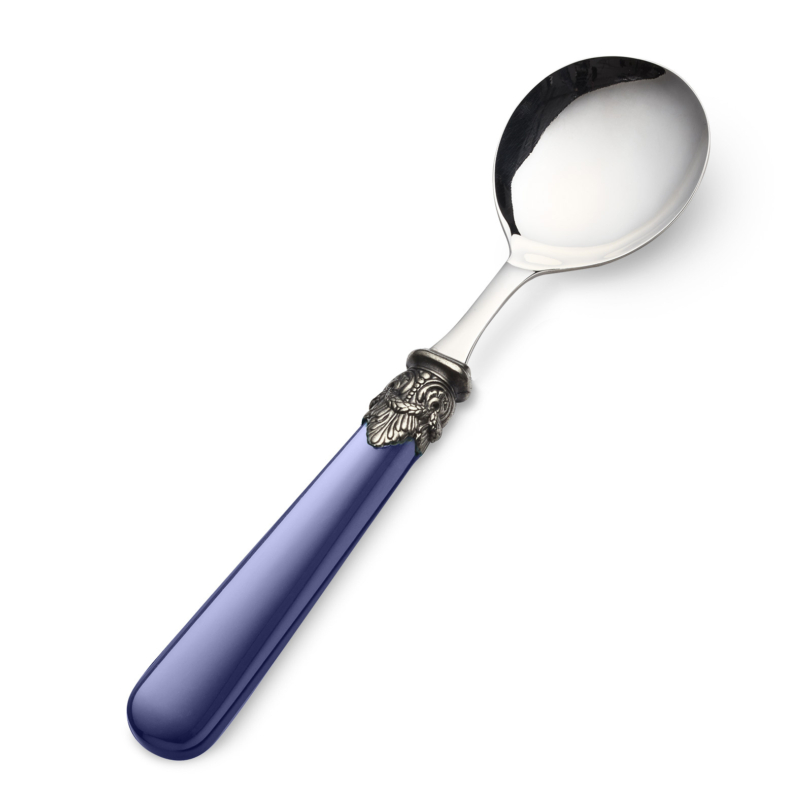 Cuillère, Bleu (mat), pour Soupe