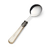 Soup Spoon, Ivory with Mother of Pearl