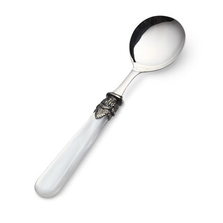 Spoon for Soup, White (mother-of-pearl)