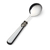 Soup Spoon, Gray with Mother of Pearl