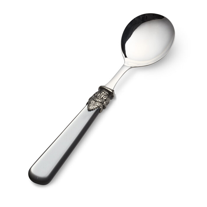 Cuillère, Gris (nacré), pour Soupe