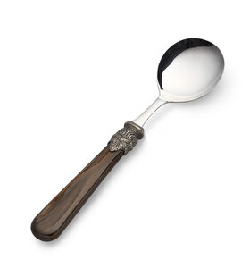 Suppenlöffel, Braun (Perlmutt)