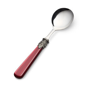 Suppenlöffel, Rot (Perlmutt)