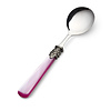 Soup Spoon, Fuchsia with Mother of Pearl