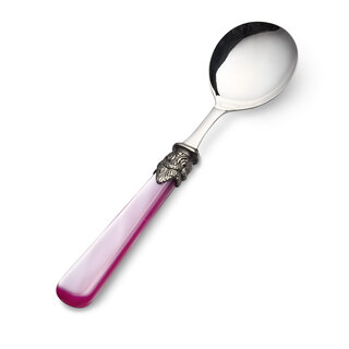 Spoon for Soup, Fuchsia (mother-of-pearl)