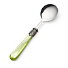 Soup Spoon, Light Green with Mother of Pearl