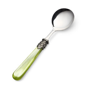 Soep-eetlepel, lichtgroen (parelmoer)
