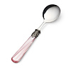 Soup Spoon, Pink with Mother of Pearl