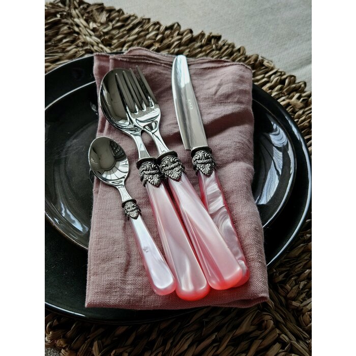 Service de Couverts, Rose (éclat nacré), Dîner