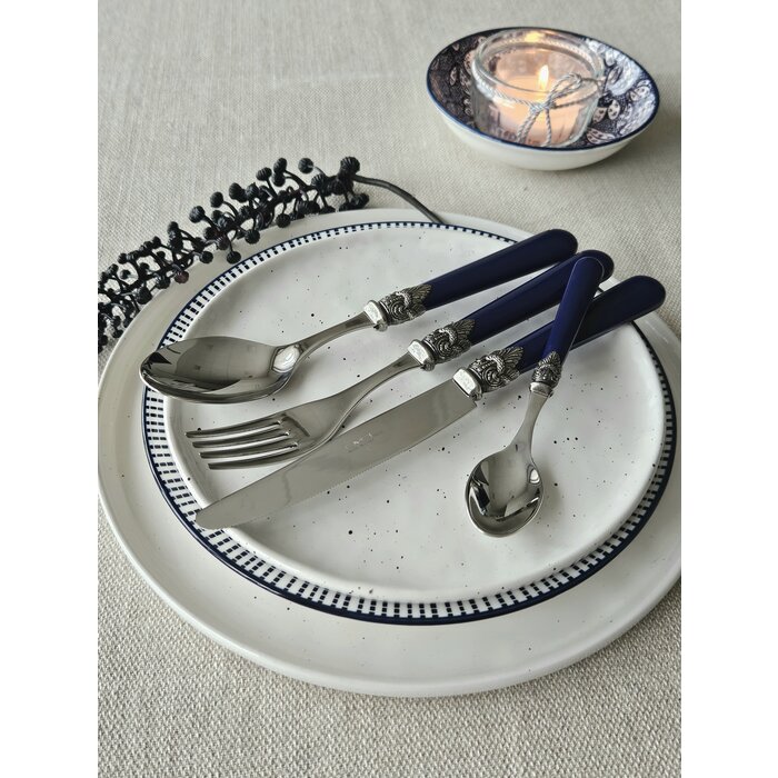 Bestekset, Blauw (mat), voor het diner, EME Napoleon