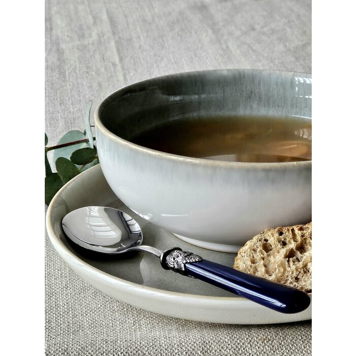 Spoon, Blue (plain), for Soup