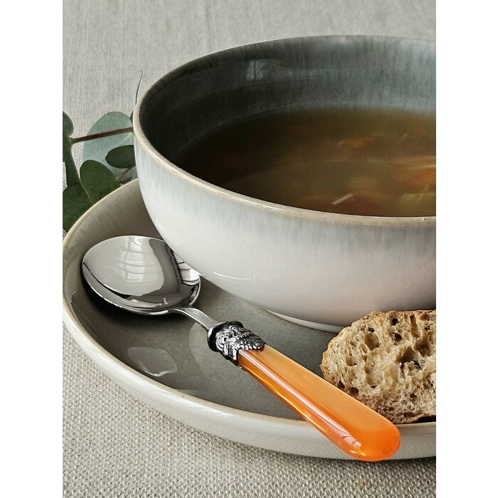 Cuillère, Orange (nacré), pour Soupe
