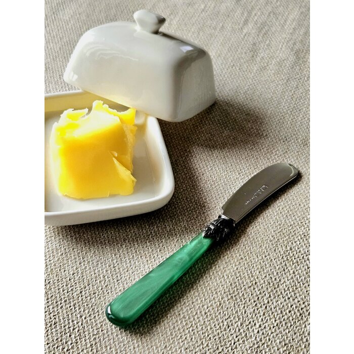 Cuchillo para mantequilla, Verde (nácar), 13,5 cm