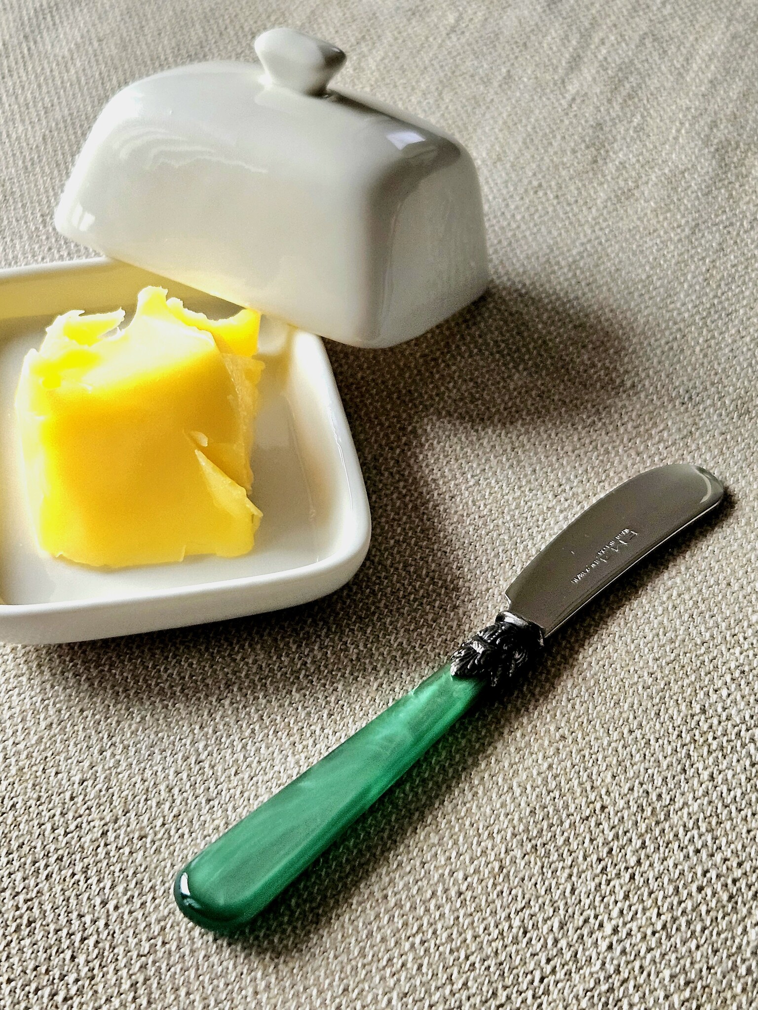 Buttermesser klein, Grün (perlmutt), EME Napoleon