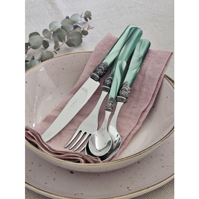 Service de Couverts, Vert (éclat nacré), Dîner