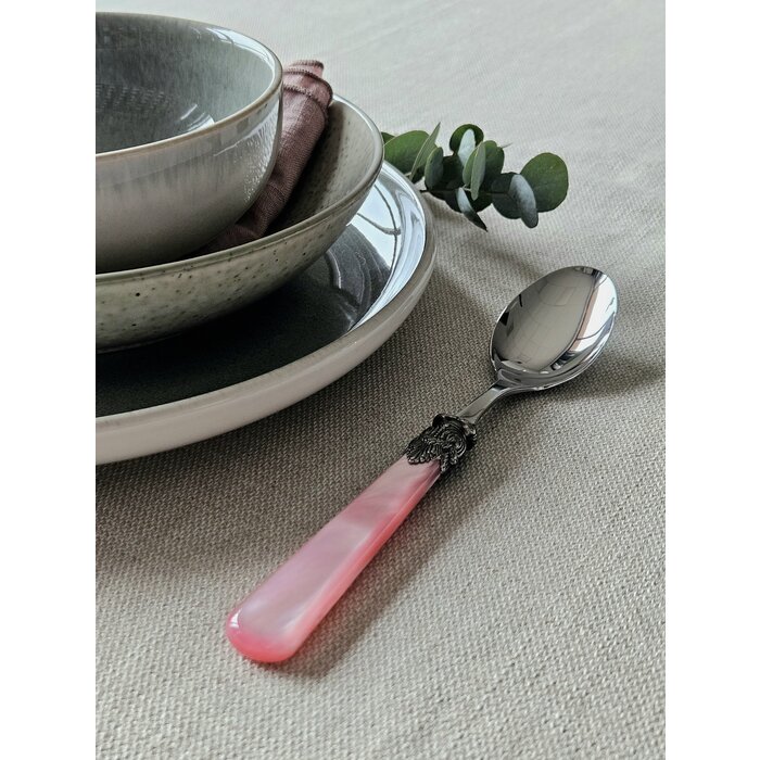 Cuillère, Rose (nacré), Dîner