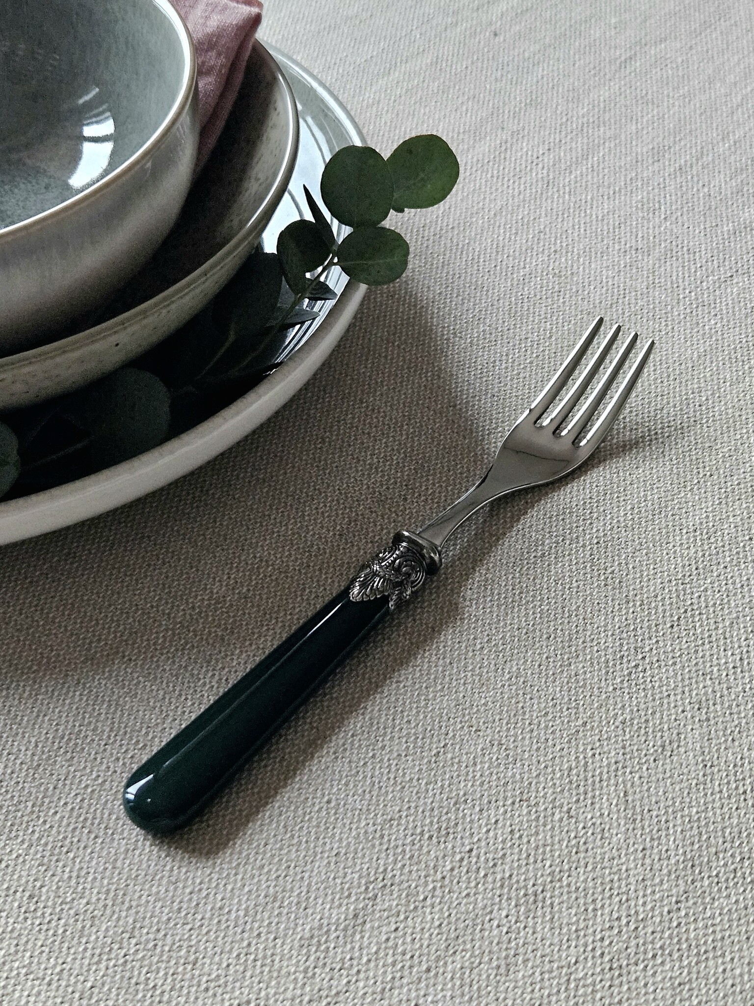 Tenedor, Verde (mate), Cena