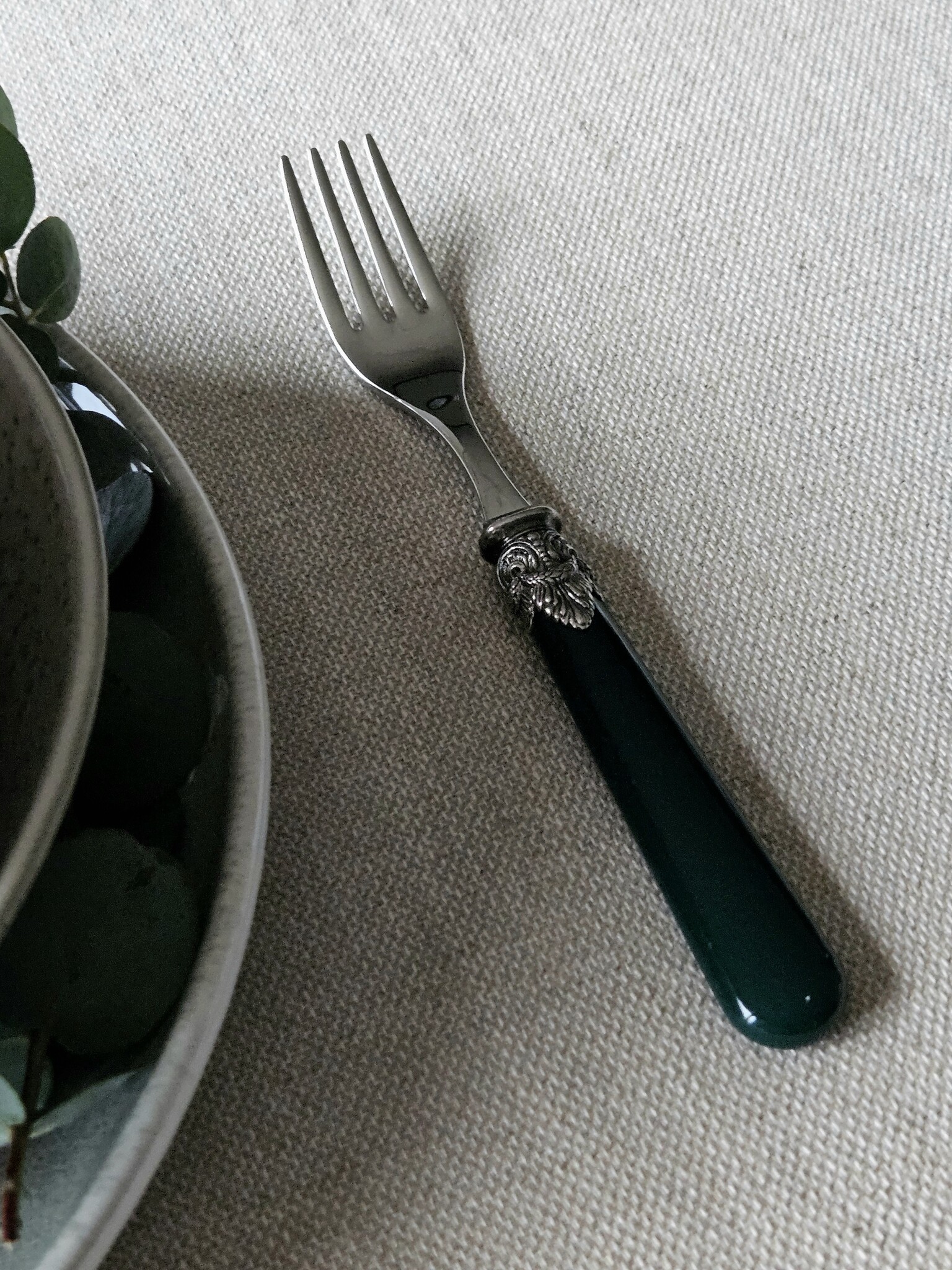 Tenedor, Verde (mate), Cena