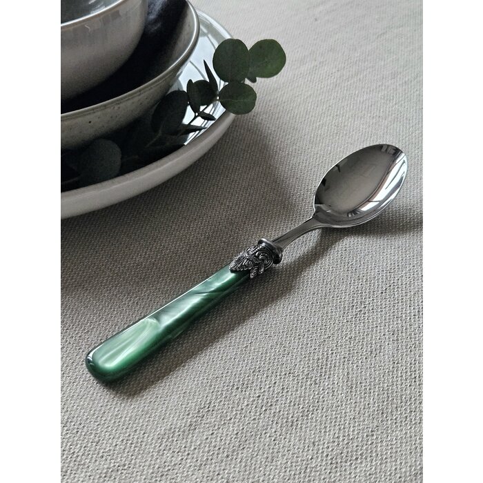 Spoon, Green (mother-of-pearl), Dinner
