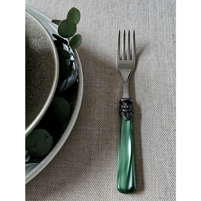 Fork, Green (mother-of-pearl), Dinner