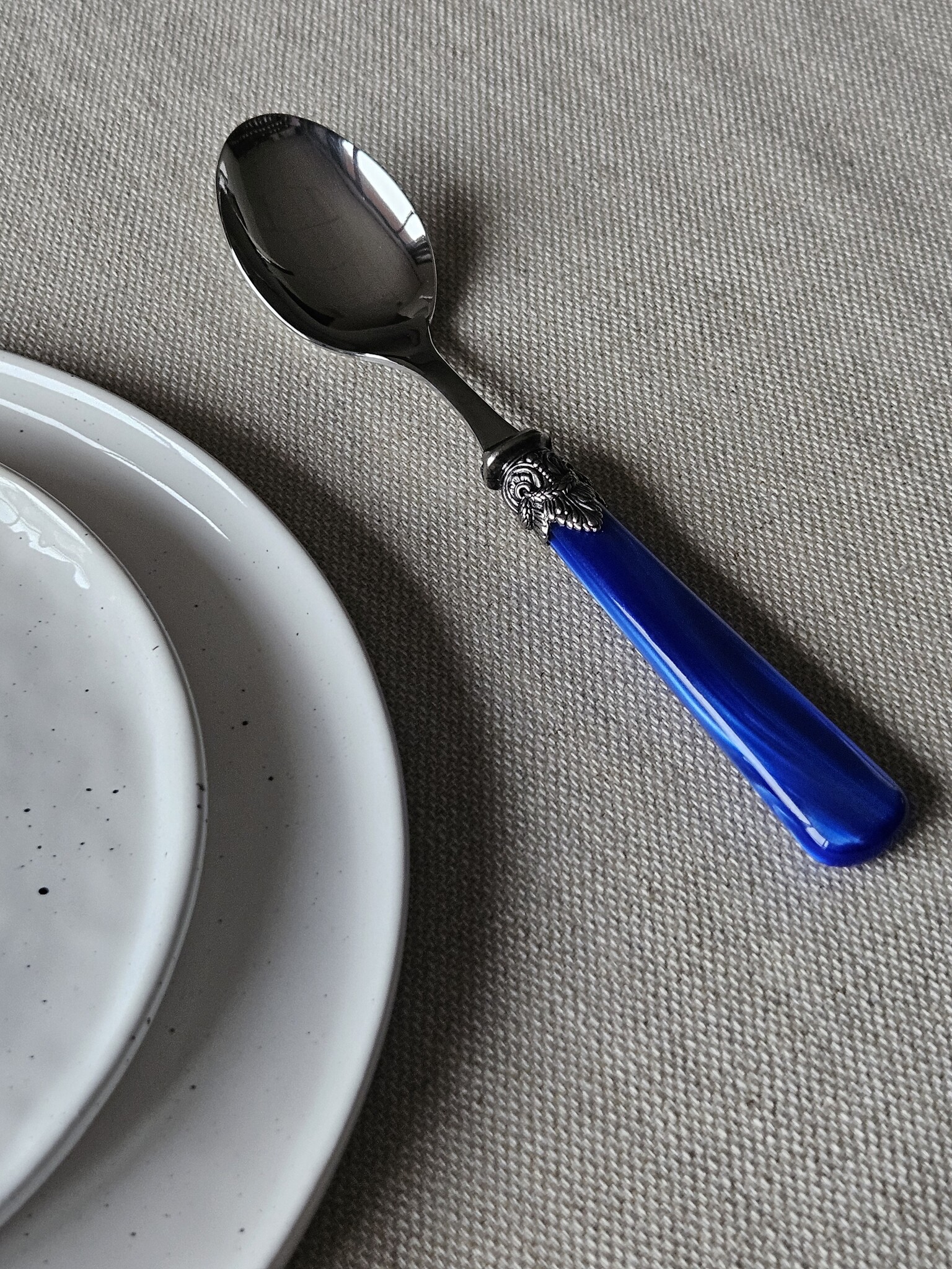 Tafellöffel, Blau (perlmutt), EME Napoleon