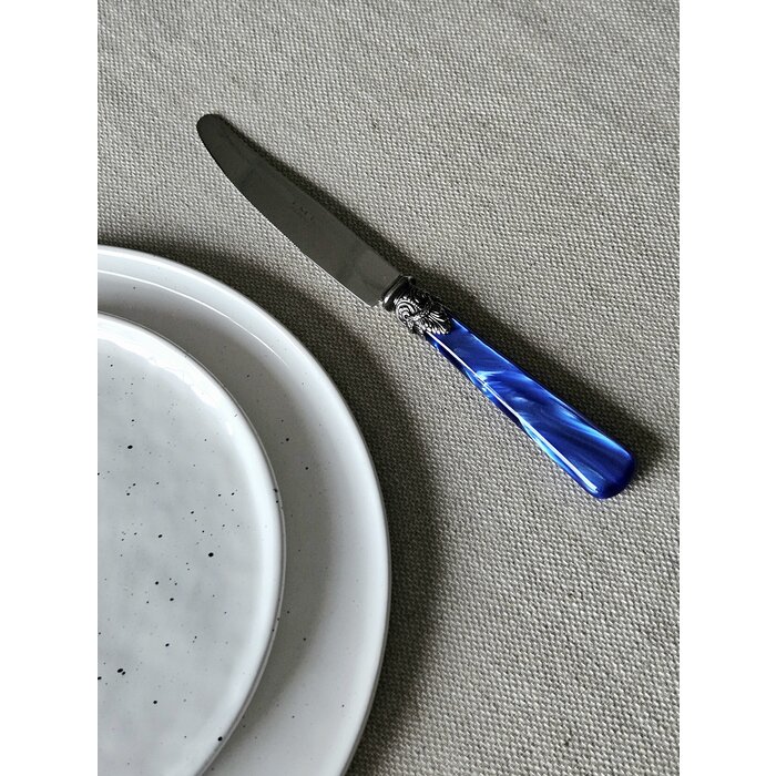 Knife, Blue (mother-of-pearl), Dinner