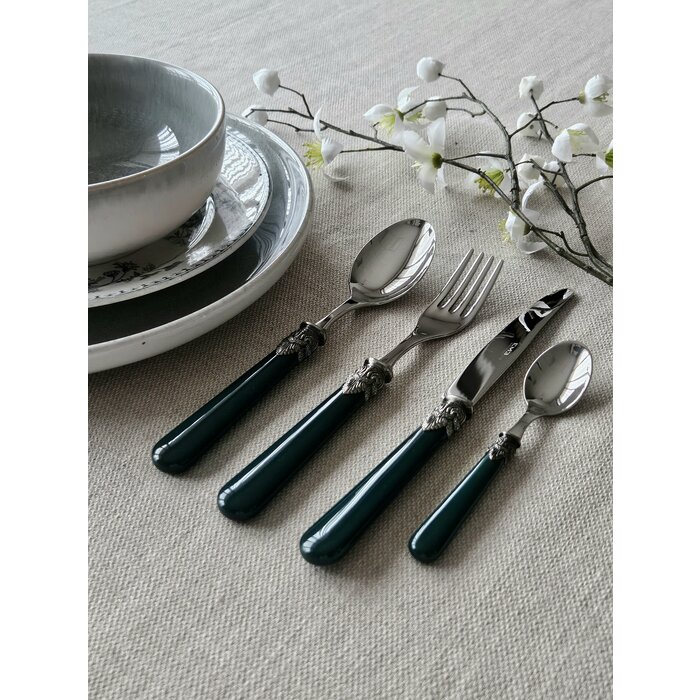 Bestekset, Groen (mat), voor het diner, EME Napoleon