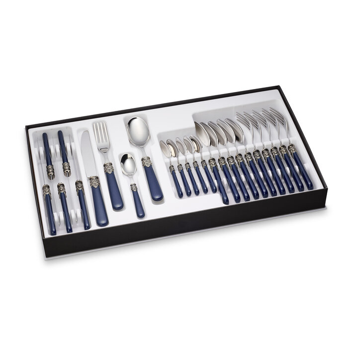 Coffret  de couverts, Bleu (mat)