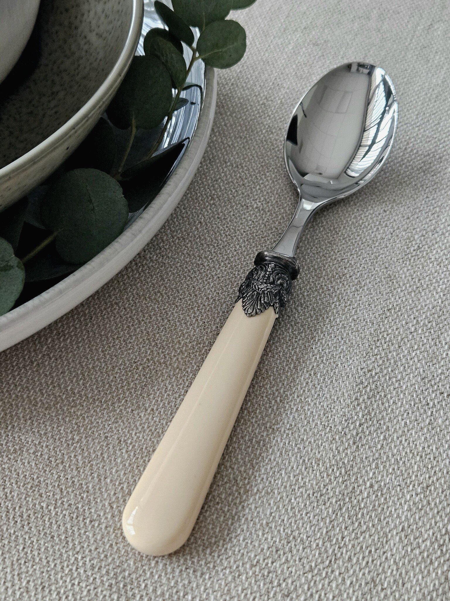 Spoon, Ivory (plain), Dinner