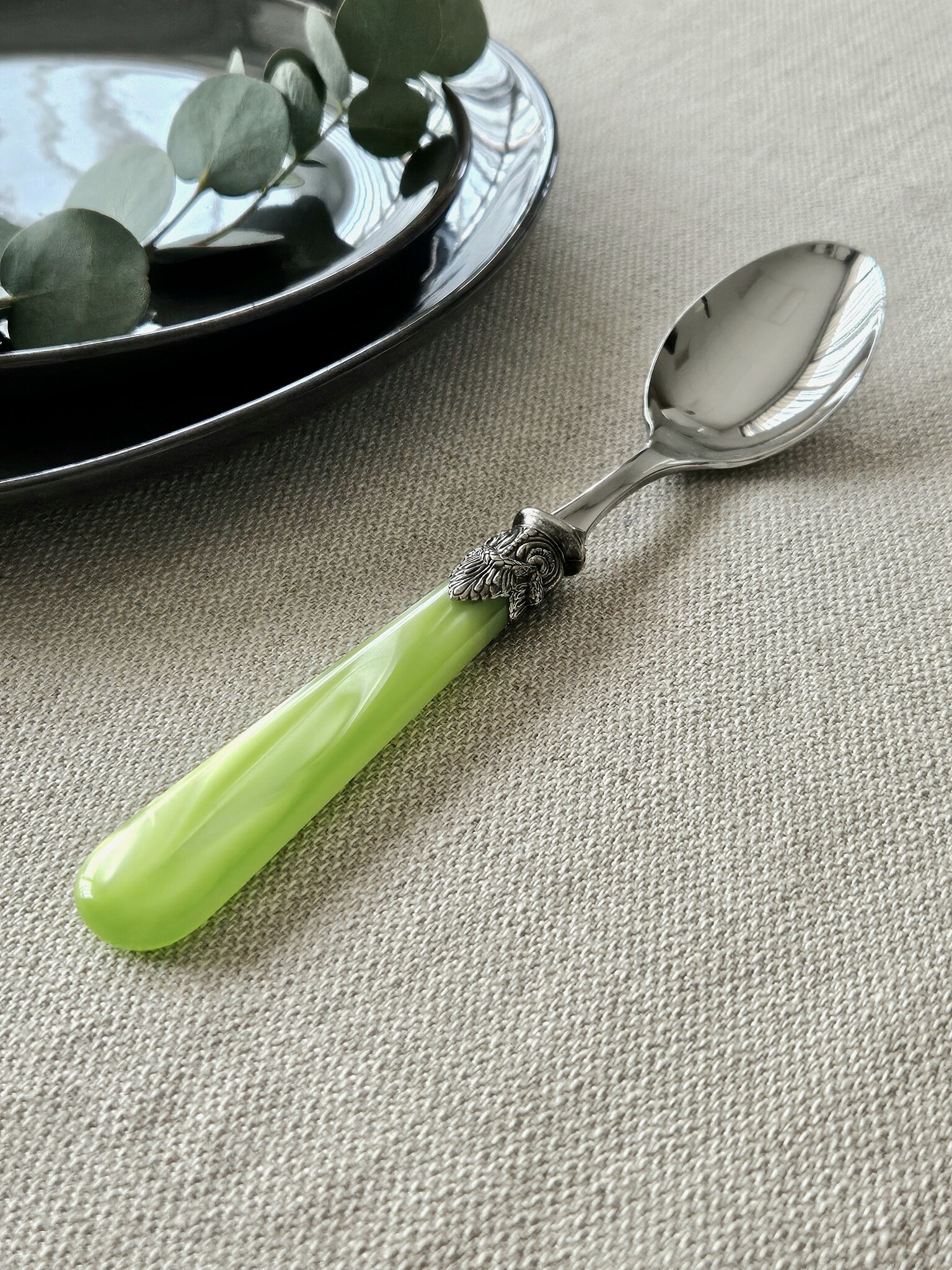 Lepel, Lichtgroen (parelmoer), voor het diner, EME Napoleon