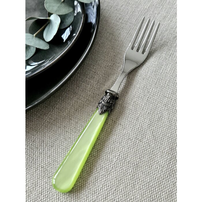 Tenedor, Verde Claro (nácar), Cena