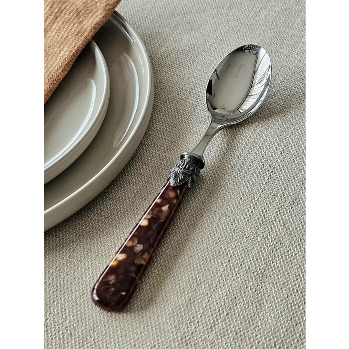 Cuillère, Marron (motif tortue), Dîner