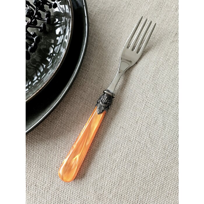 Fork, Orange (mother-of-pearl), Dinner