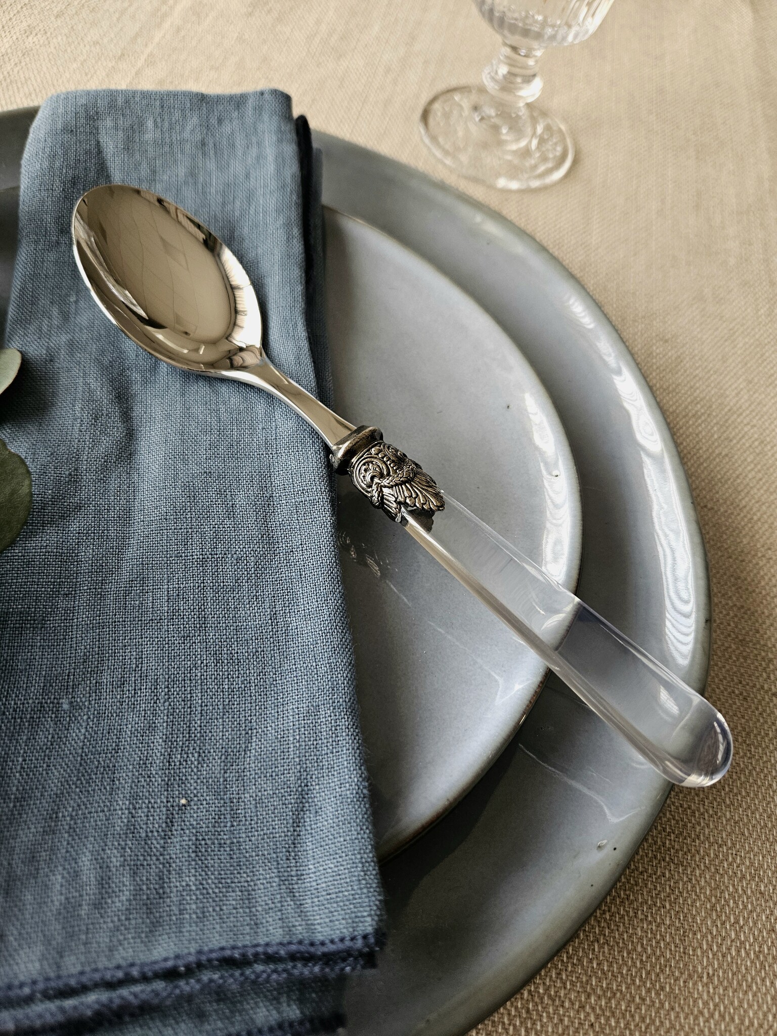 Spoon, Transparent, Dinner